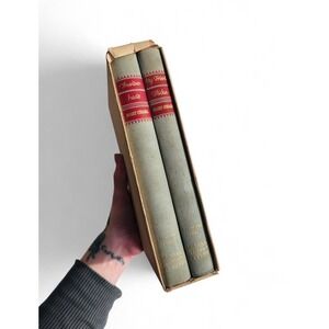 Antique First Edition 2 Vol Set by Mary O'Hara My Friend Flika and Thunderhead